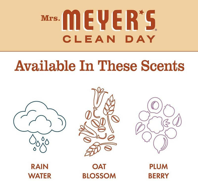 MRS. MEYER'S CLEAN DAY Hand Soap, Made with Essential Oils, Biodegradable Formula, Oat Blossom, 12.5 fl. oz - Image 4